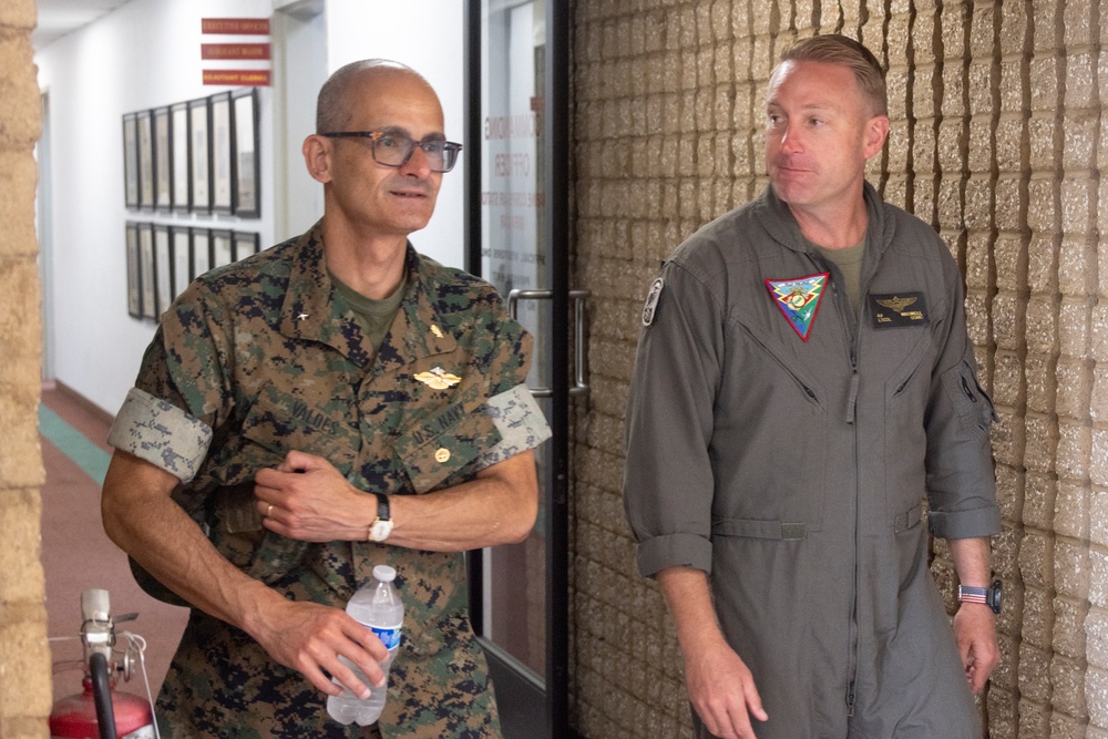 Medical Officer of the Marine Corps visits MCAS Miramar
