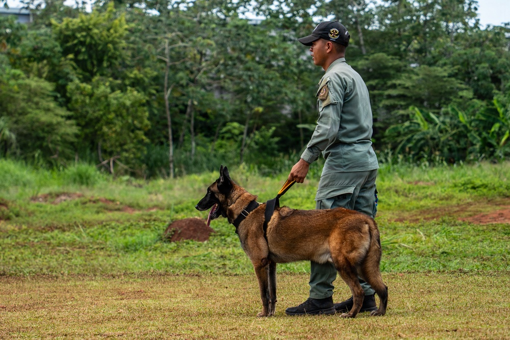 Joint Task Force-Bravo conducts military working dogs bilateral training with Panama’s Policía Nacional