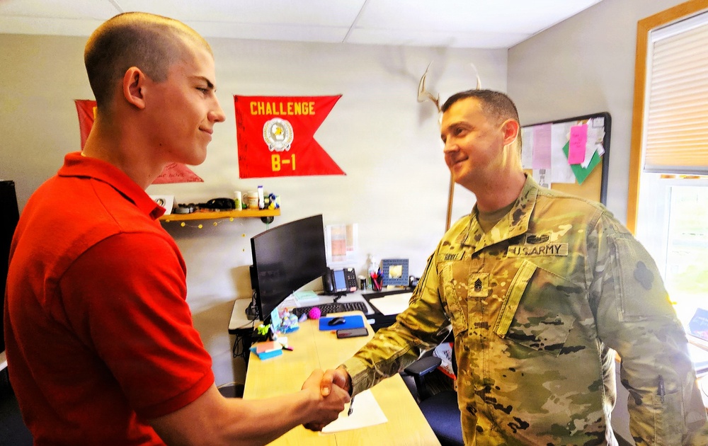 Fort McCoy Garrison supports Wisconsin Challenge Academy cadets through mock interviews