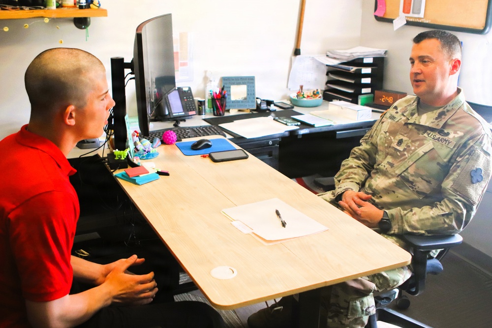Fort McCoy Garrison supports Wisconsin Challenge Academy cadets through mock interviews