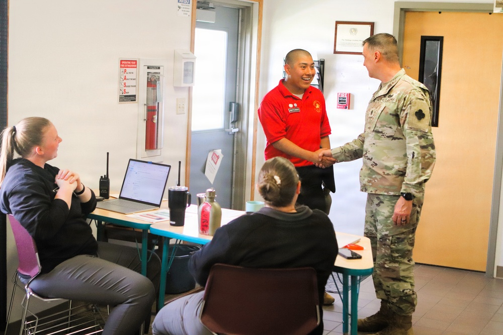 Fort McCoy Garrison supports Wisconsin Challenge Academy cadets through mock interviews