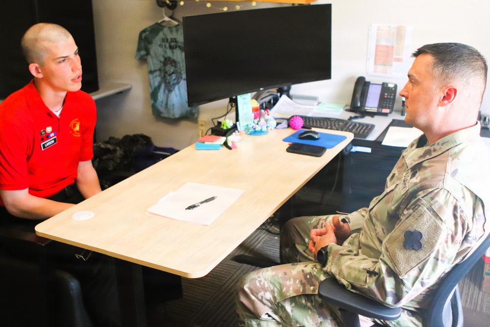 Fort McCoy Garrison supports Wisconsin Challenge Academy cadets through mock interviews