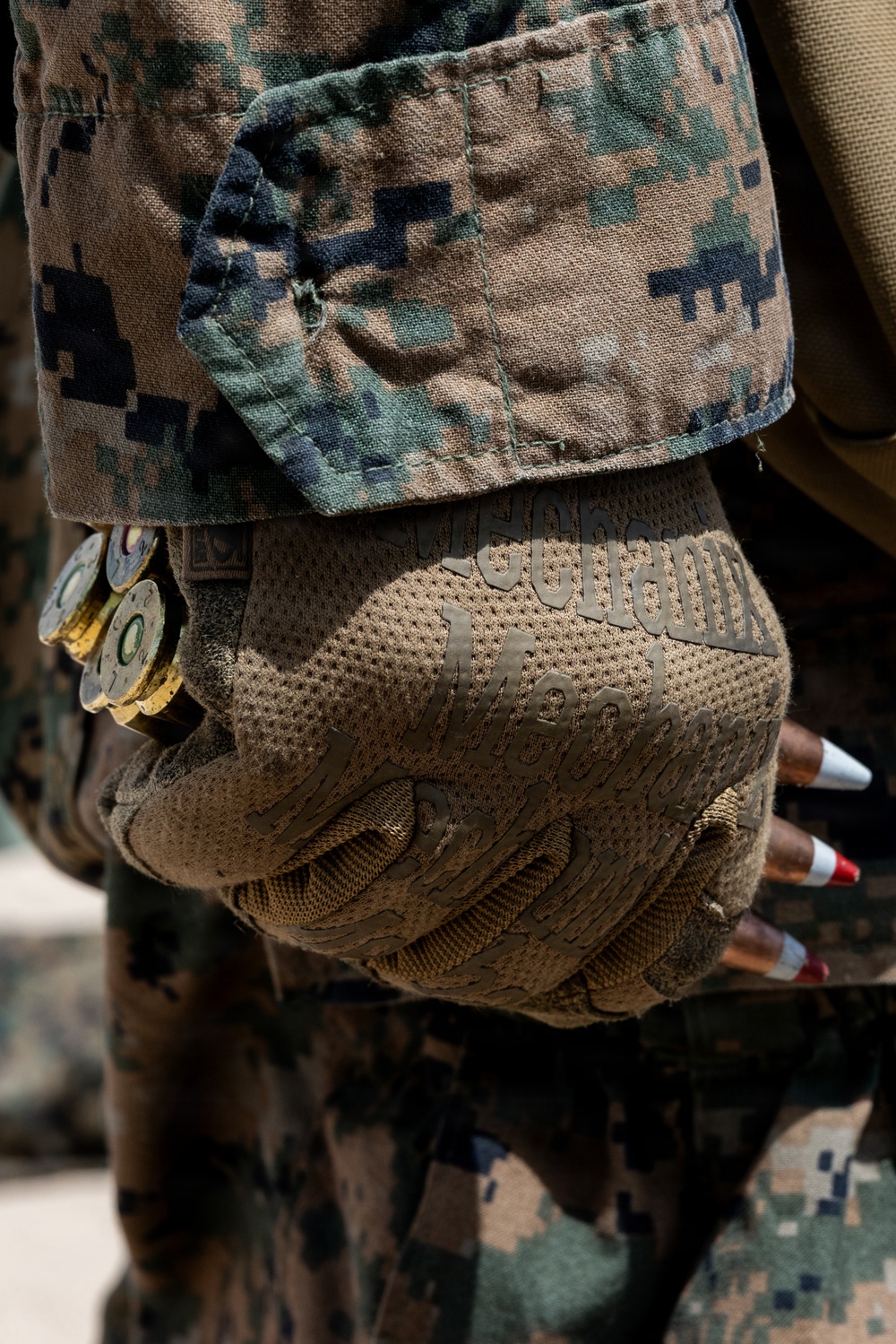 U.S. Marines with 2nd Bn., 1st Marines, hold live-fire ranges