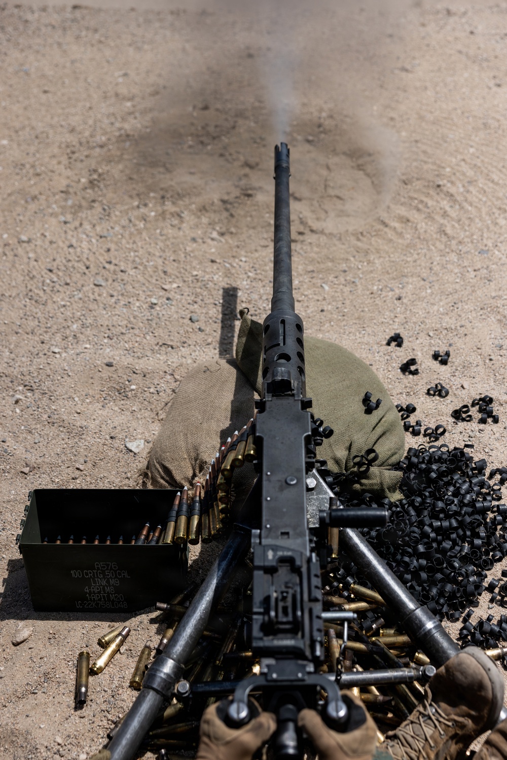 U.S. Marines with 2nd Bn., 1st Marines, hold live-fire ranges