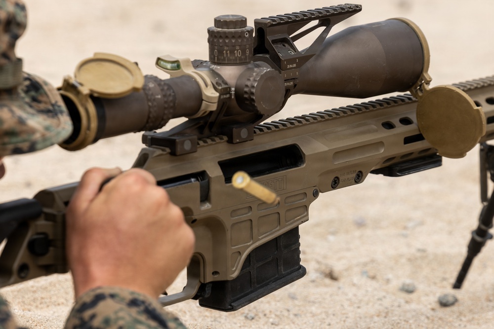 U.S. Marines with 2nd Bn., 1st Marines, hold live-fire ranges