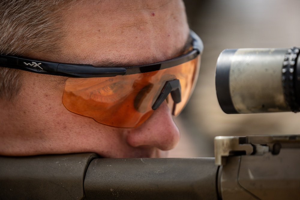 U.S. Marines with 2nd Bn., 1st Marines, hold live-fire ranges