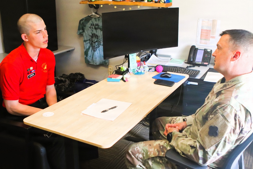 Fort McCoy Garrison supports Wisconsin Challenge Academy cadets through mock interviews