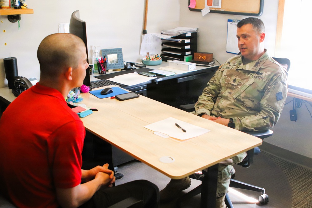 Fort McCoy Garrison supports Wisconsin Challenge Academy cadets through mock interviews