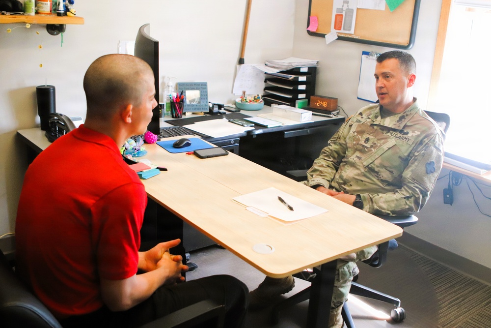 Fort McCoy Garrison supports Wisconsin Challenge Academy cadets through mock interviews