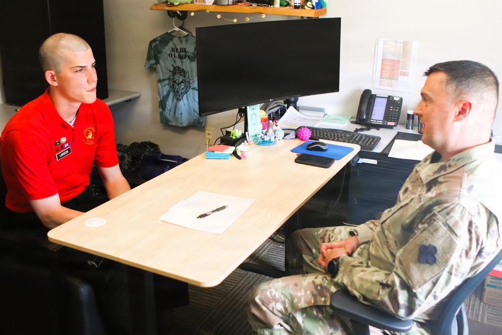Fort McCoy Garrison supports Wisconsin Challenge Academy cadets through mock interviews