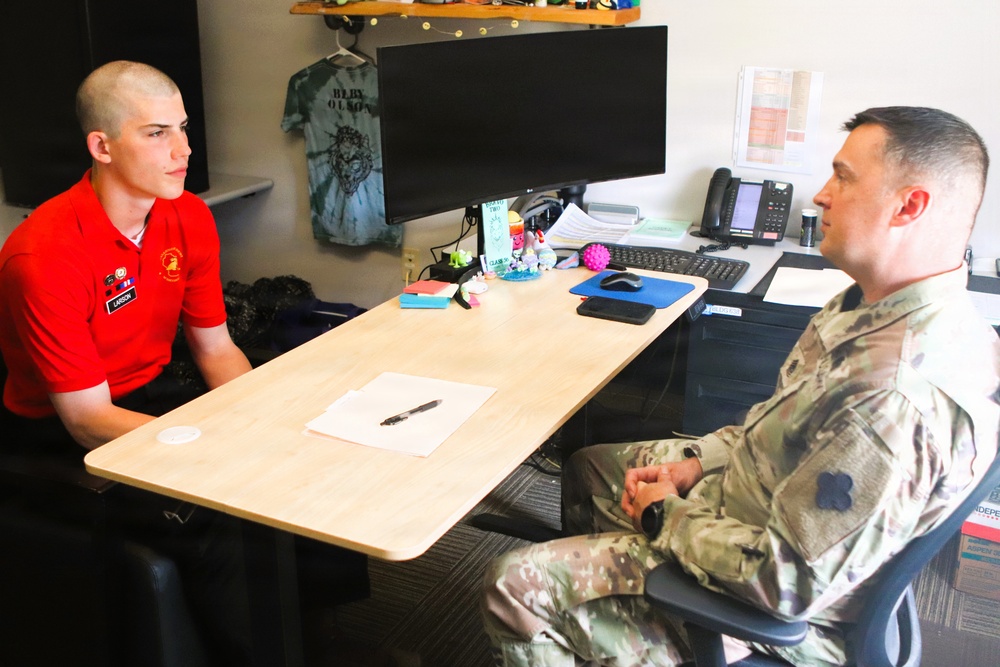 Fort McCoy Garrison supports Wisconsin Challenge Academy cadets through mock interviews