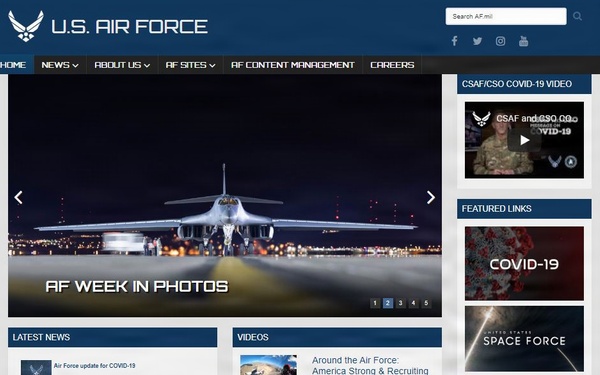 USAF Panes and Layouts