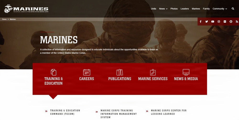 USMC Panes and Layouts