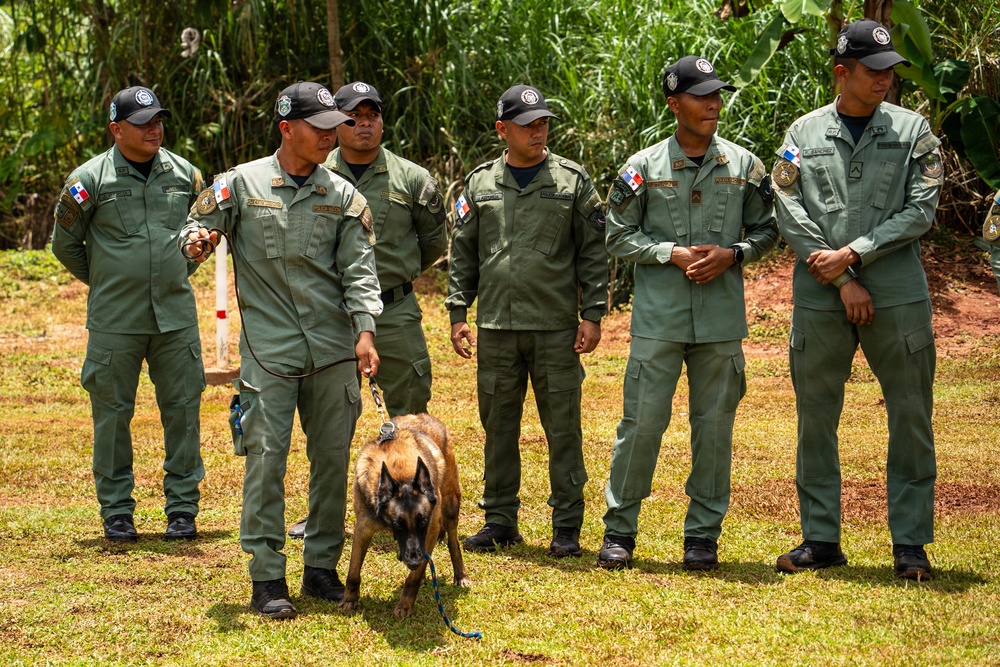 Joint Task Force-Bravo conducts military working dogs bilateral training with Panama’s Policía Nacional