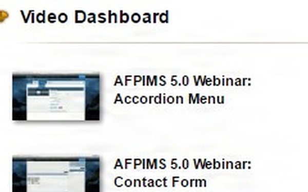 Video Dashboard