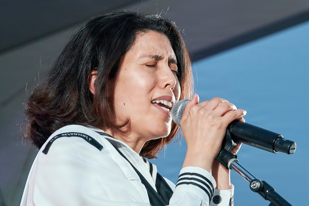 7th Fleet Band Performs at Celebrate America's 250th Anniversary