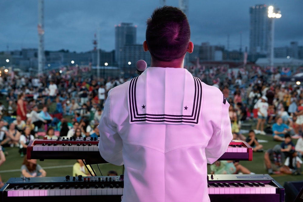 7th Fleet Band Performs at Celebrate America's 250th Anniversary