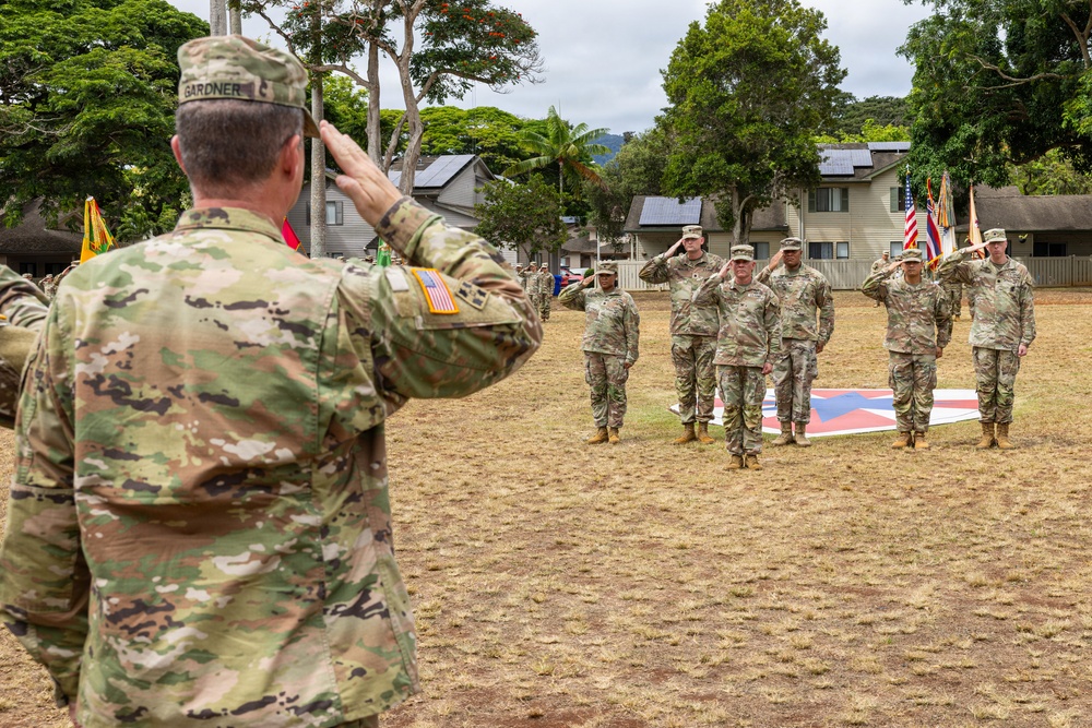 8th Theater Sustainment Command Change of Command ceremony
