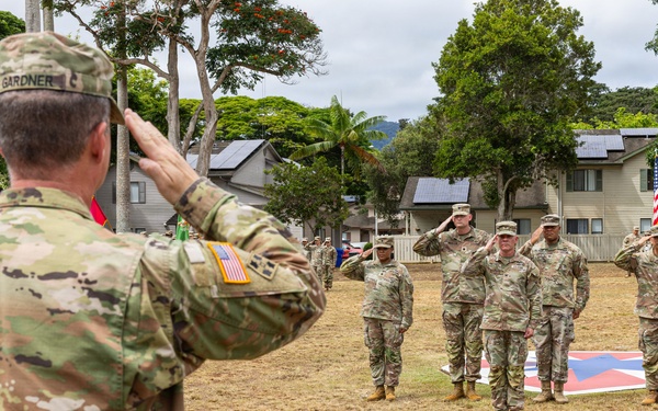 8th Theater Sustainment Command Change of Command ceremony
