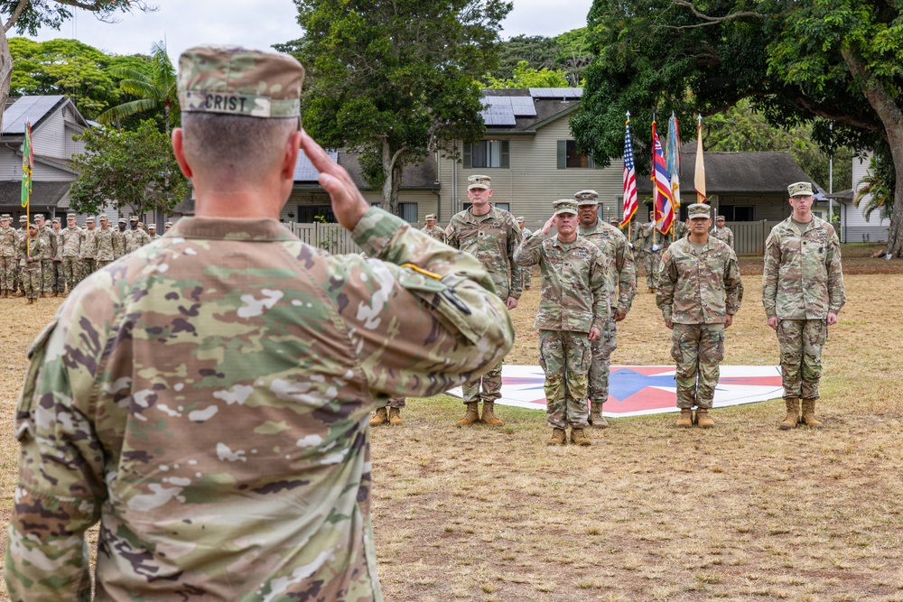 8th Theater Sustainment Command Change of Command ceremony