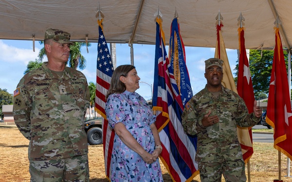 8th Theater Sustainment Command Change of Command ceremony