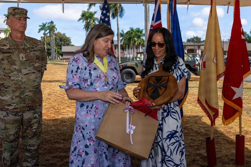 8th Theater Sustainment Command Change of Command ceremony