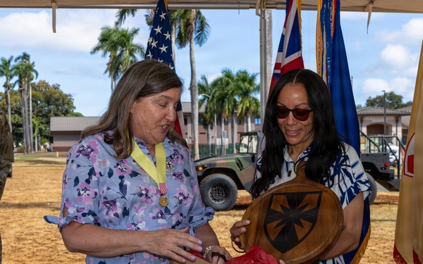 8th Theater Sustainment Command Change of Command ceremony