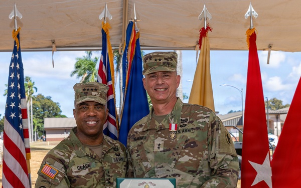 8th Theater Sustainment Command Change of Command ceremony