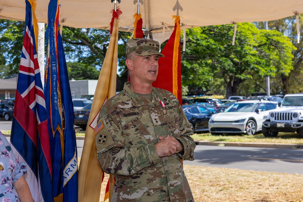 8th Theater Sustainment Command Change of Command ceremony