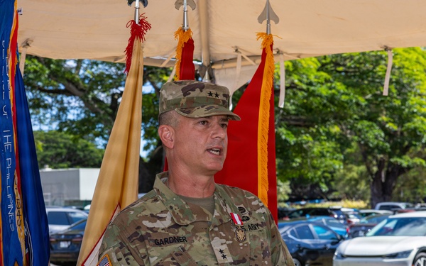8th Theater Sustainment Command Change of Command ceremony