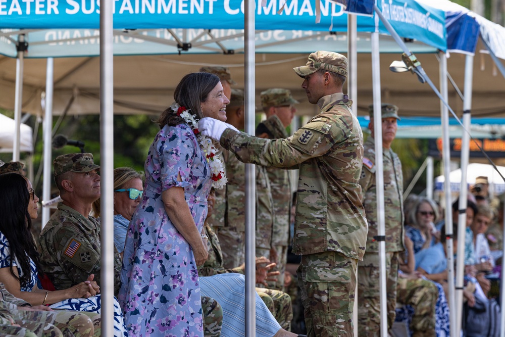 8th Theater Sustainment Command Change of Command ceremony
