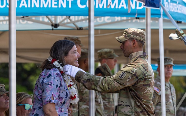 8th Theater Sustainment Command Change of Command ceremony