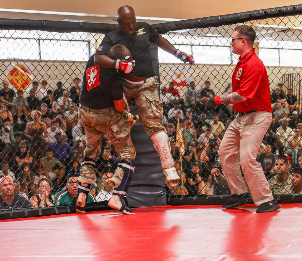 75th FA Brigade Soldiers Clash in Diamond Week Combatives Tournament