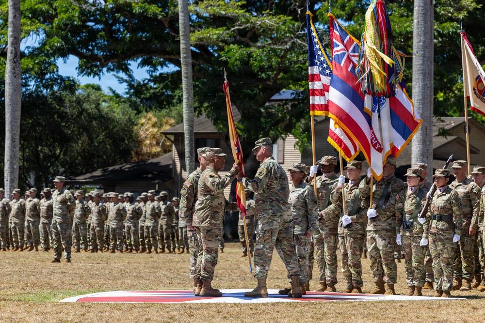 8th Theater Sustainment Command Change of Command ceremony