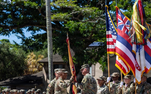 8th Theater Sustainment Command Change of Command ceremony