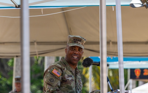 8th Theater Sustainment Command Change of Command ceremony