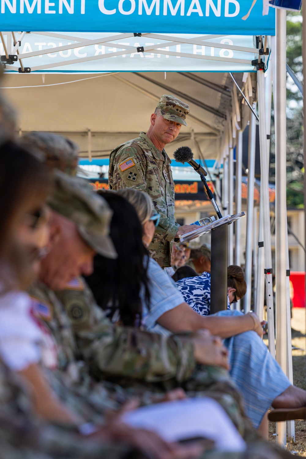 8th Theater Sustainment Command Change of Command ceremony