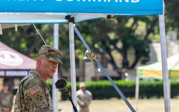 8th Theater Sustainment Command Change of Command ceremony
