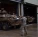 U.S. Marines with 1st LAR prepare weapon systems during Coral-Balmoral Cup