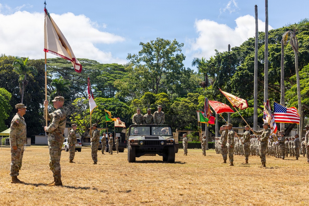 8th Theater Sustainment Command Change of Command ceremony