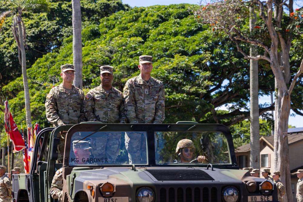 8th Theater Sustainment Command Change of Command ceremony