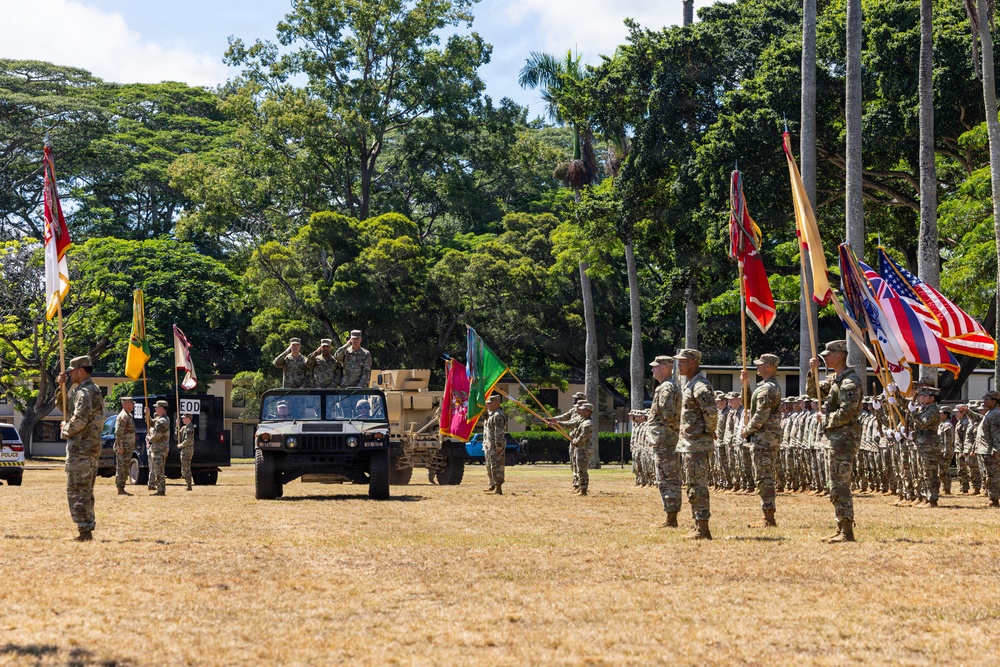 8th Theater Sustainment Command Change of Command ceremony