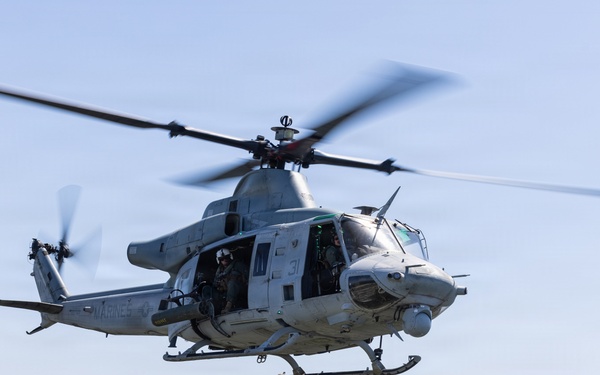 HMLA-367 support simulated CASEVAC drill