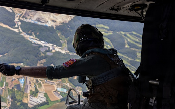 HMLA-367 support simulated CASEVAC drill