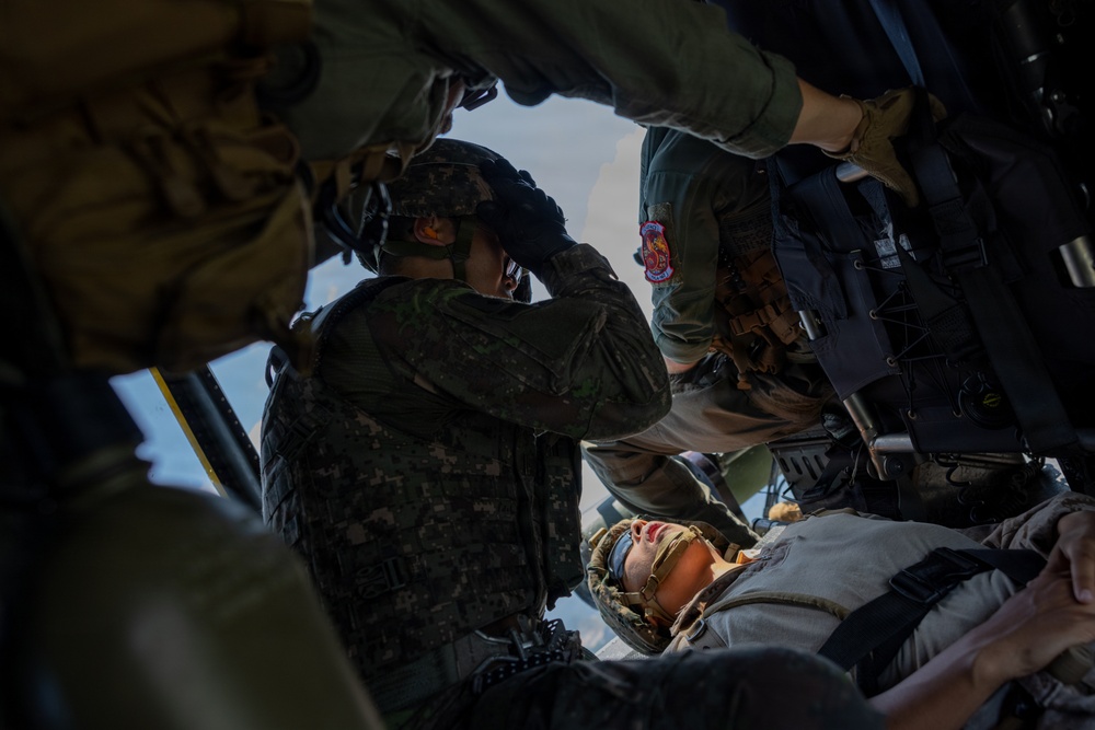 HMLA-367 support simulated CASEVAC drill