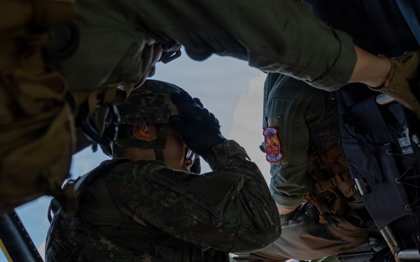 HMLA-367 support simulated CASEVAC drill