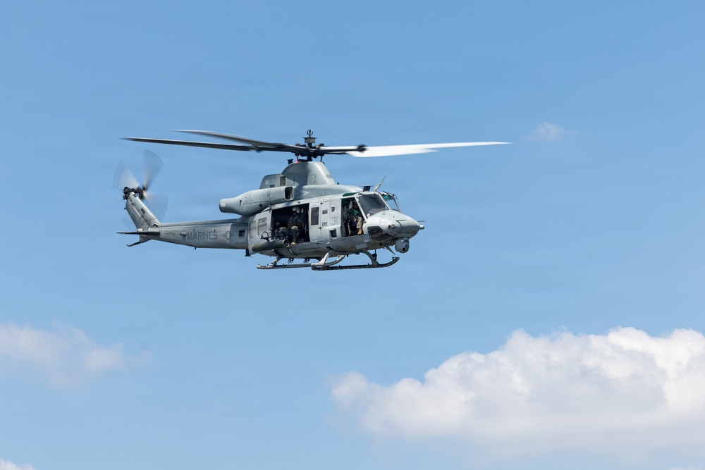 HMLA-367 support simulated CASEVAC drill