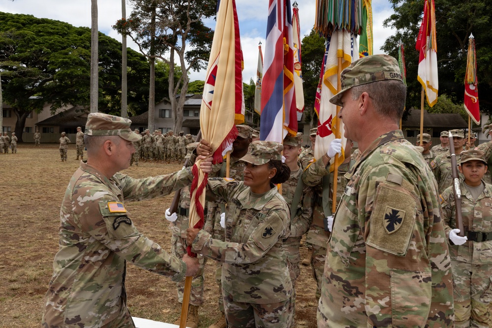 8th Theater Sustainment Command Change of Command ceremony