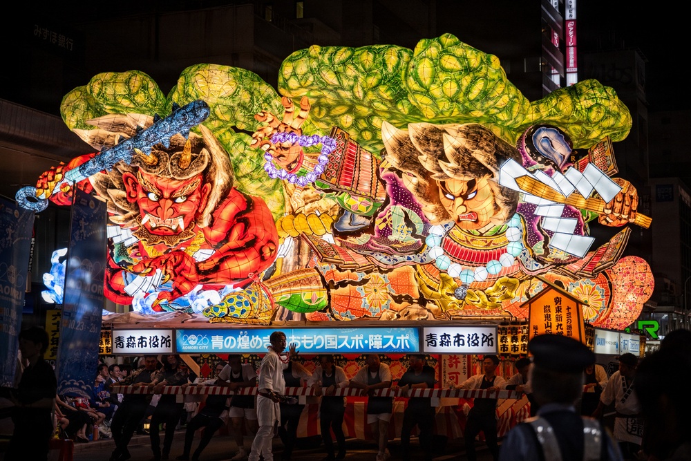 Team Misawa Participates in Aomori Nebuta Festival