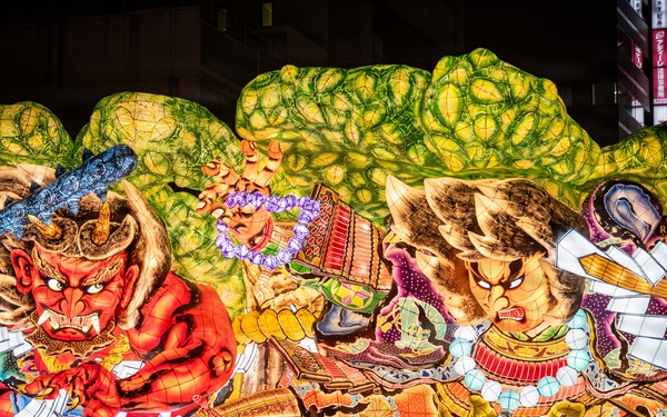 Team Misawa Participates in Aomori Nebuta Festival